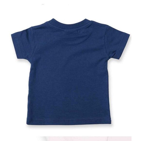 Larkwood Baby Plain T-Shirt / Navy - Picture 2 of 2